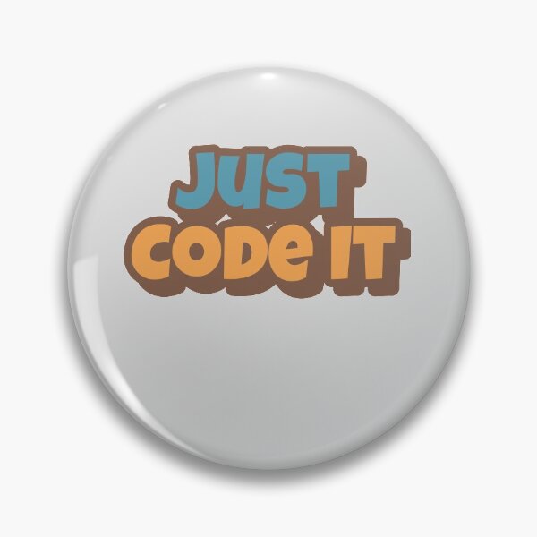 Item preview,     Just Code It Big Playfull Font Design with Orange and Brown designed and sold by Sebastian Zook.
