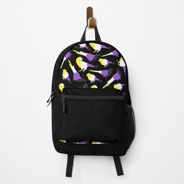 Item preview, Nonbinary Bird Silhouette Pattern designed and sold by AdoraBirdArt.