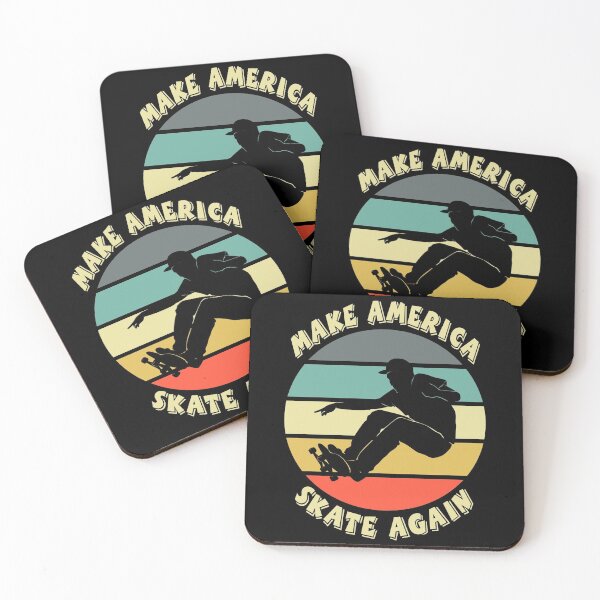 Item preview, Make America skate again - vintage skating designed and sold by SidTastic .