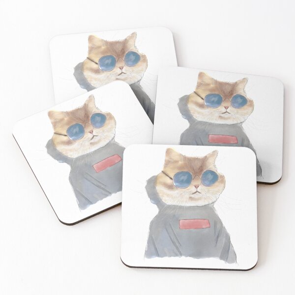 Item preview, Stylish Cat With Sunglasses designed and sold by TheImperfecto.