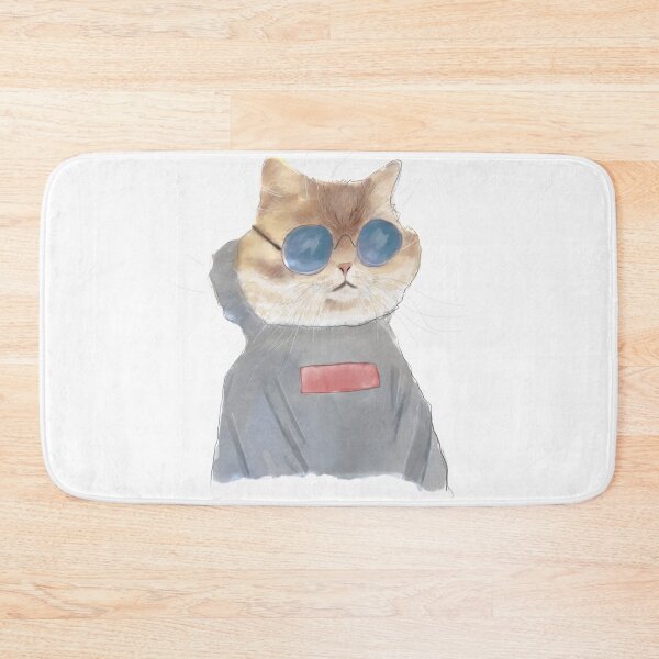 Item preview, Stylish Cat With Sunglasses designed and sold by TheImperfecto.