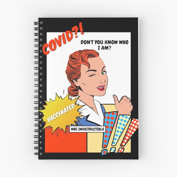 Item preview, Vaccinated Comic Mrs Indestructable designed and sold by RetroOG.