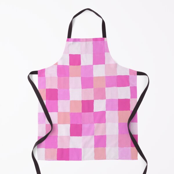 Item preview, Abstract colourful square pattern checkered design peach and pinks designed and sold by Marilena Strambu.