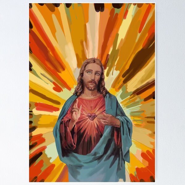 Item preview, The Sacred Heart - Jesus  designed and sold by 3leggeddogg.