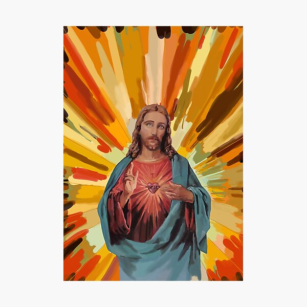 Item preview, The Sacred Heart - Jesus  designed and sold by 3leggeddogg.