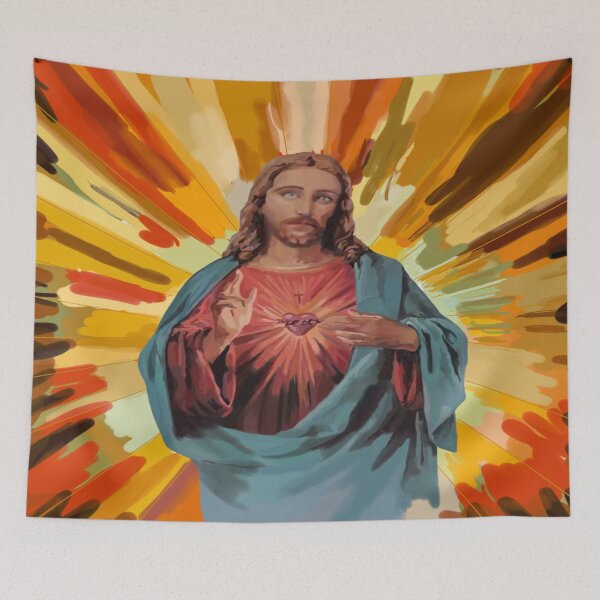 Item preview, The Sacred Heart - Jesus  designed and sold by 3leggeddogg.