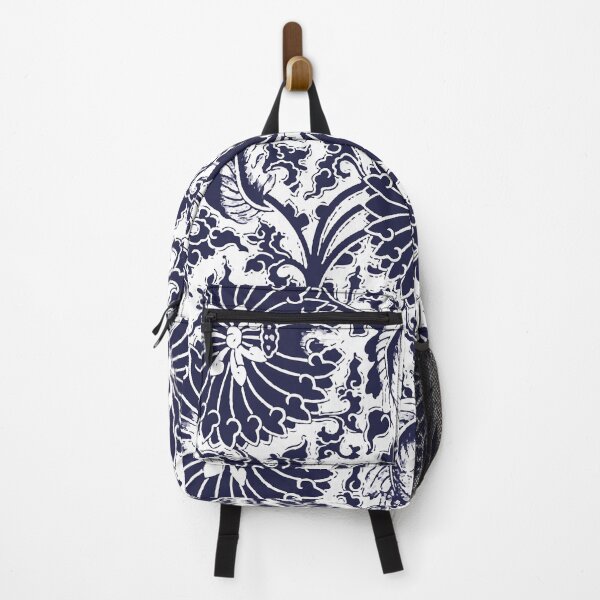 Item preview, Blue and White Floral Design designed and sold by minimalcinema.
