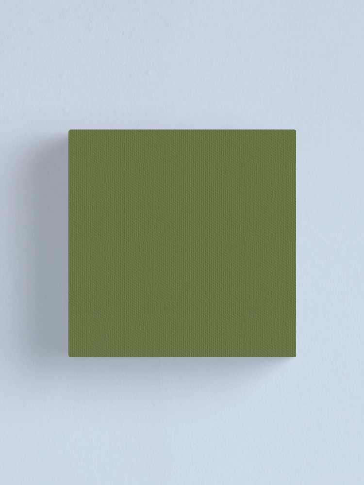 Imagen 1 de 3, Lienzo con la obra COOL DARK OLIVE GREEN COLOUR, diseñada y vendida por Patternsonly.