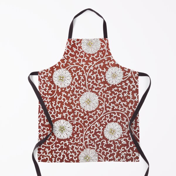Item preview, Chinese Pattern with White Flowers designed and sold by minimalcinema.