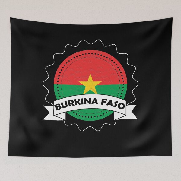 Item preview, Burkina Faso Emblem-Badge-Flag designed and sold by Gina-Driada.