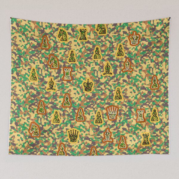 Item preview, Outdoor chess game - mountain pattern designed and sold by Xdelacra.
