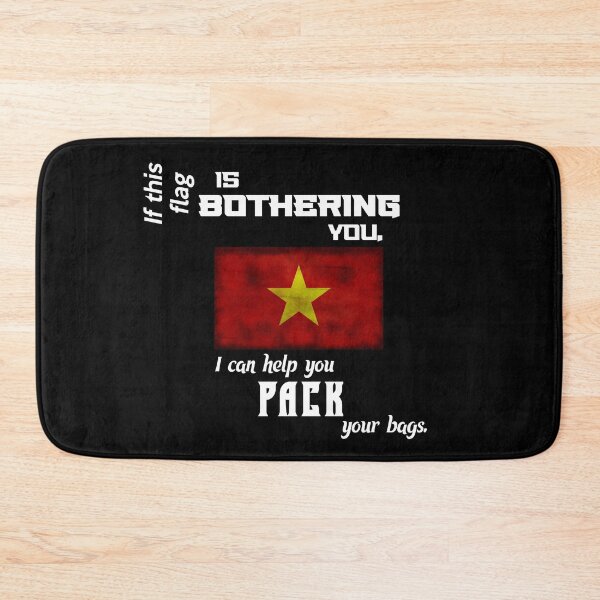Item preview, Vietnamese flag - pack your bags designed and sold by 2Girls1Shirt.