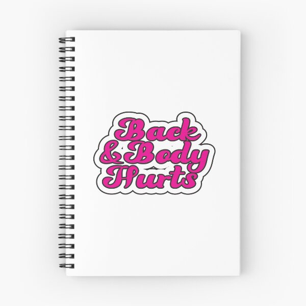 Item preview, Back and Body Hurts Cute Funny Nurselife designed and sold by Mode Tees.