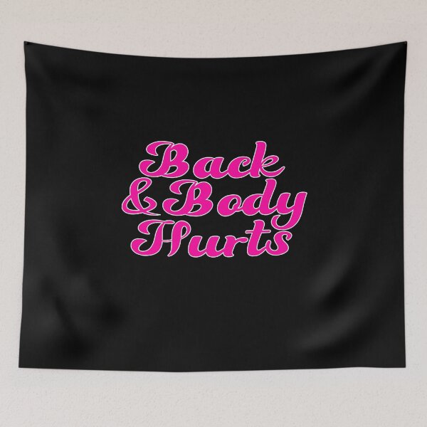 Item preview, Back and Body Hurts Cute Funny Nurselife designed and sold by Mode Tees.