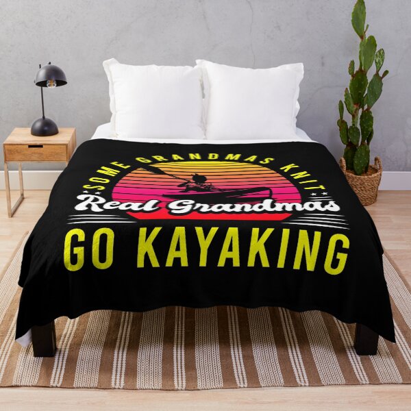 Item preview, Some Grandmas Knit Real Grandmas Go Kayaking Grandmother Top Canoeing Canoe Kayak Deck Water Wave Paddler Paddl designed and sold by shirti.