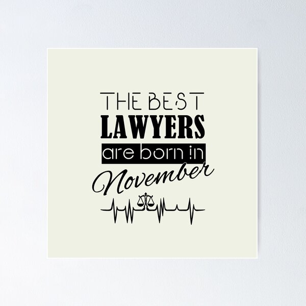 Item preview, Lawyer Fashion | The Best Lawyers are born in November designed and sold by Burachonak-art.