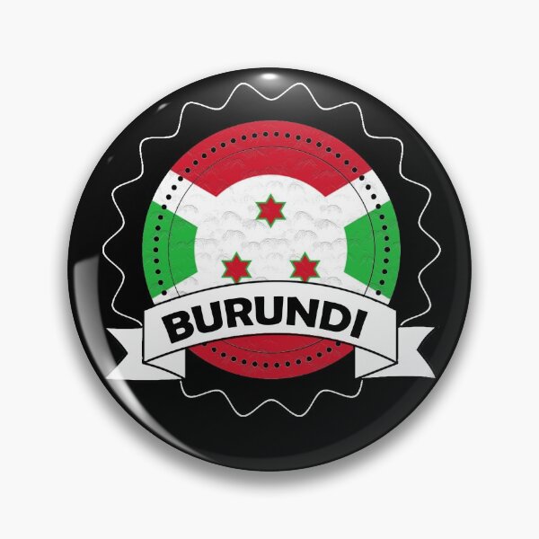 Item preview, Burundi Emblem-Badge-Flag designed and sold by Gina-Driada.