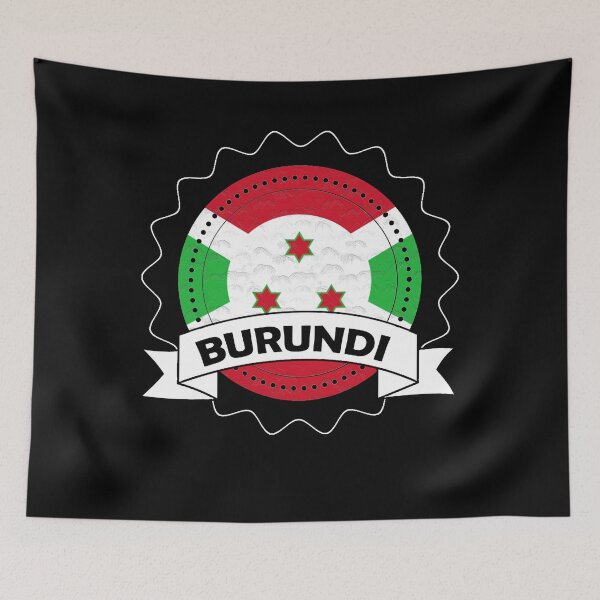 Item preview, Burundi Emblem-Badge-Flag designed and sold by Gina-Driada.