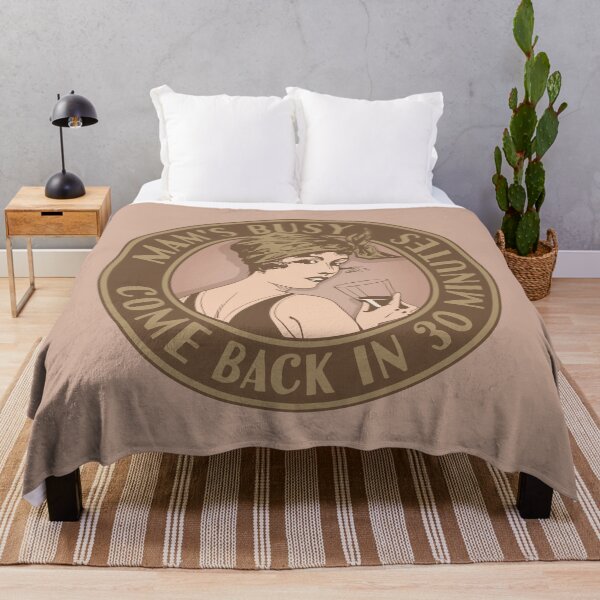 Item preview, Mam's busy, come back in 30 minutes. Funny art deco style design. designed and sold by robimerch.
