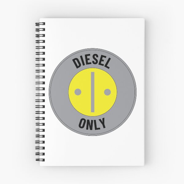 Item preview, Diesel Only - Black Text on Gray designed and sold by LucidLounger.