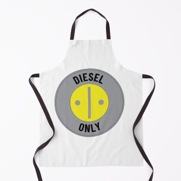 Item preview, Diesel Only - Black Text on Gray designed and sold by LucidLounger.