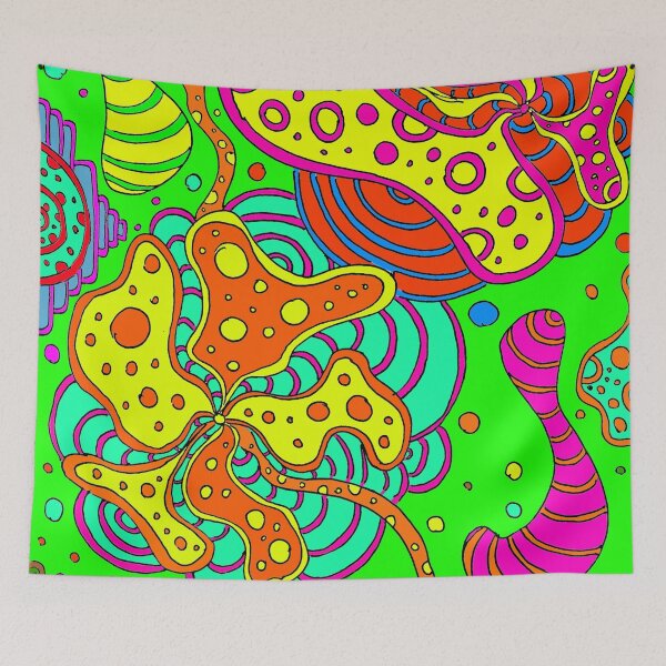 Item preview, travel of flowers of mushroom worms designed and sold by zapalnytchka.
