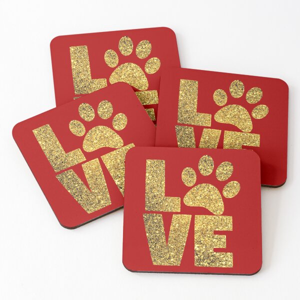 Item preview, Paw print love  designed and sold by Guy Christophe Tixier.