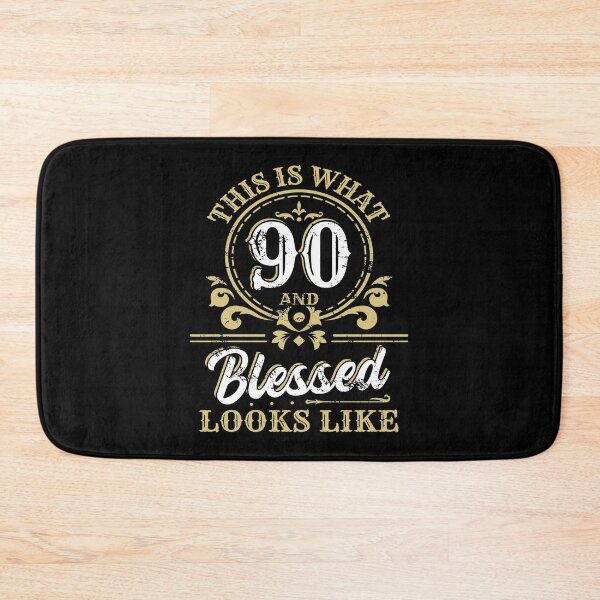 Item preview, This Is What 90 And Blessed Look Like 90th Birthday Party Blow Candle Celebrate 90 Years Old Cake Party Blas designed and sold by shirti.
