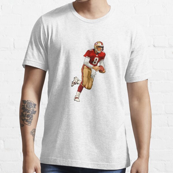 Steve Young 8 Jersey Sticker Essential T-Shirt for Sale by