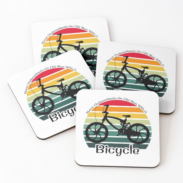 Item preview, Never Underestimate An Old Man With A Bicycle designed and sold by SHOPBLOB.