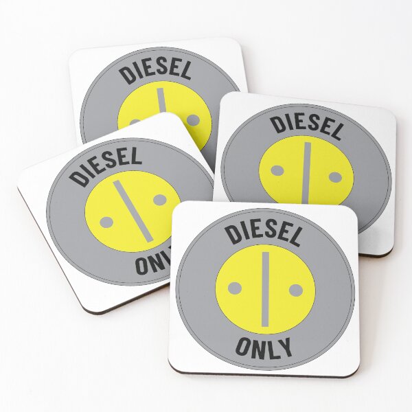 Item preview, Diesel Only - Black Text on Gray designed and sold by LucidLounger.