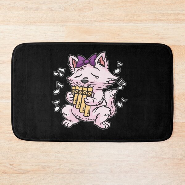 Item preview, Cat Girl Playing Panpipe designed and sold by Moonpie90.