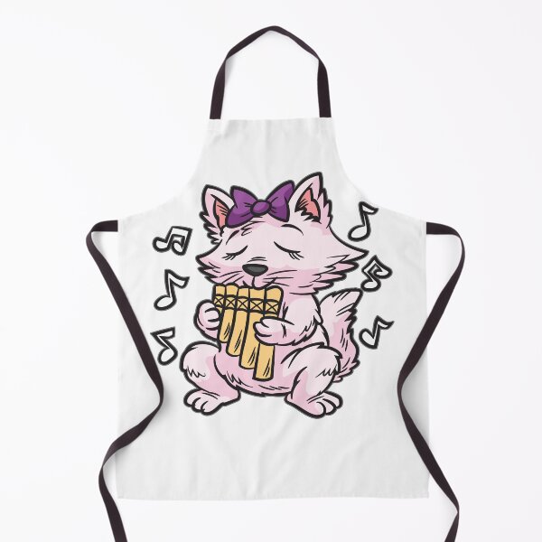 Item preview, Cat Girl Playing Panpipe designed and sold by Moonpie90.