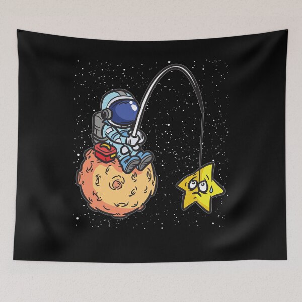 Item preview, Astronaut Fishing Twinkling Star designed and sold by Moonpie90.