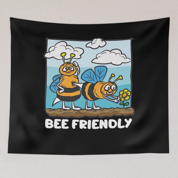 Item preview, bee friendly designed and sold by Moonpie90.