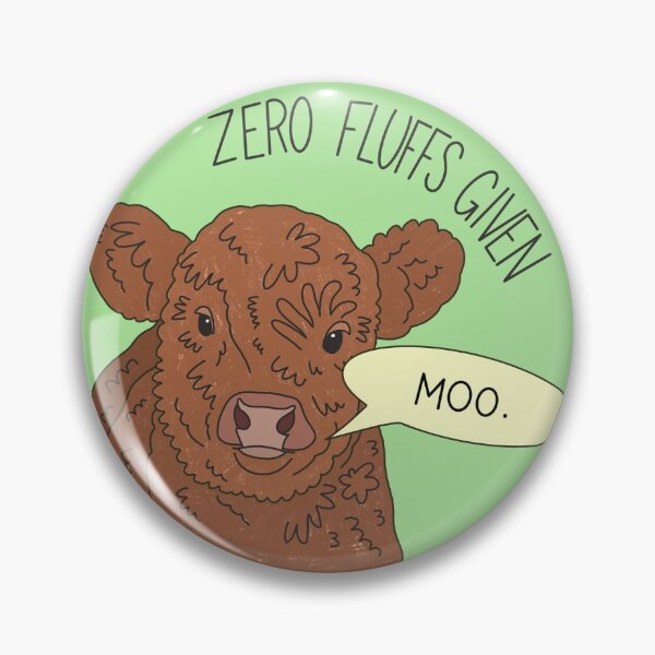 Item preview, Zero fluffs given cow designed and sold by PeachCatDesigns.
