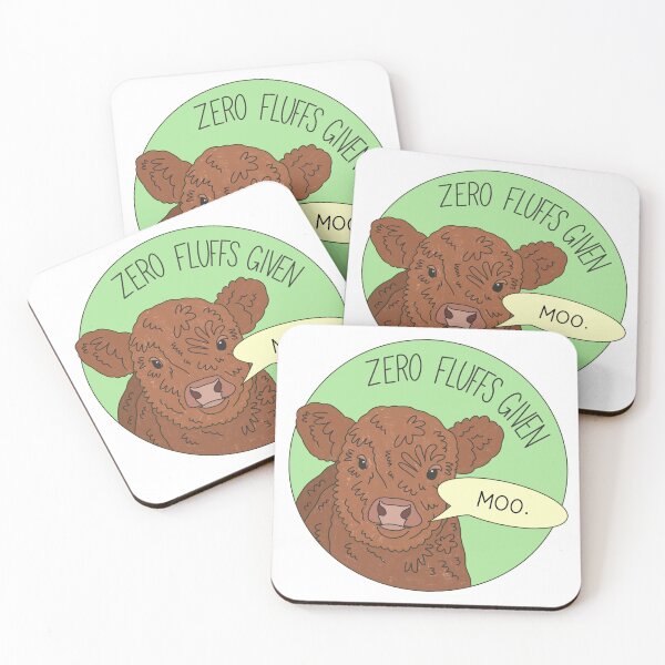 Item preview, Zero fluffs given cow designed and sold by PeachCatDesigns.