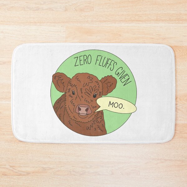Item preview, Zero fluffs given cow designed and sold by PeachCatDesigns.