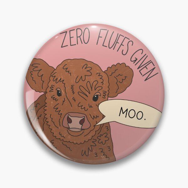 Item preview, Zero fluffs given cow designed and sold by PeachCatDesigns.