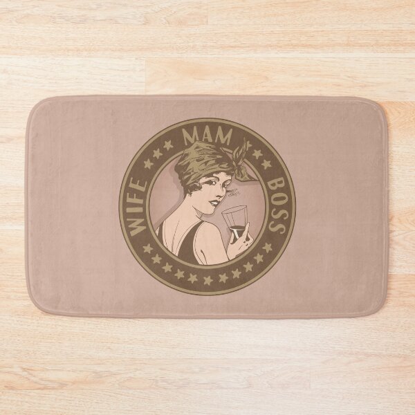 Item preview, Wife, Mam, Boss. Art deco style design. designed and sold by robimerch.
