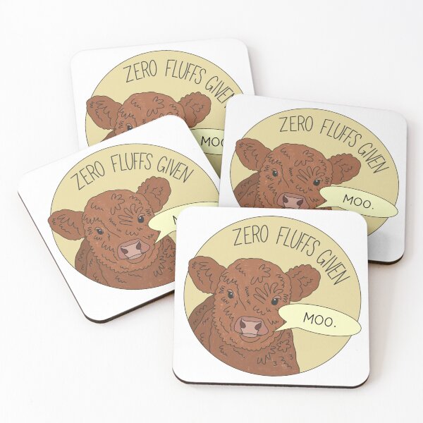 Item preview, Zero fluffs given cow designed and sold by PeachCatDesigns.