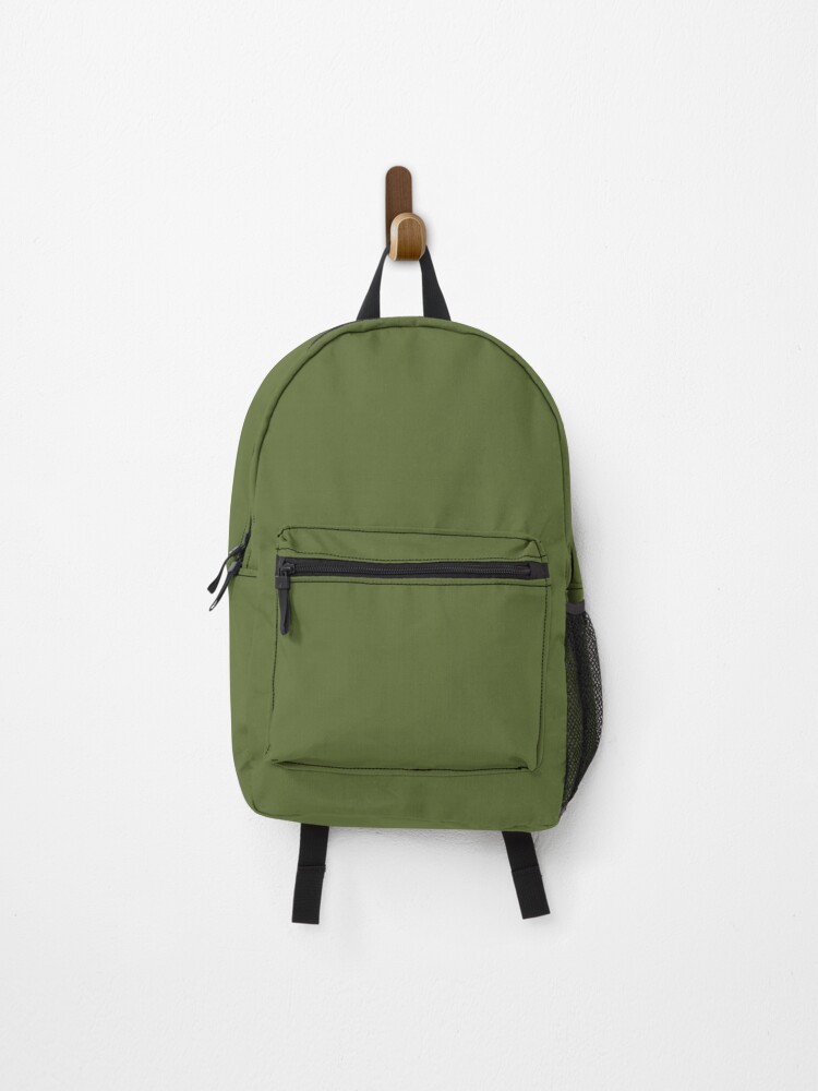 Thumbnail 1 von 3, Rucksack, Dark Olive Green Colour designt und verkauft von Patternsonly.