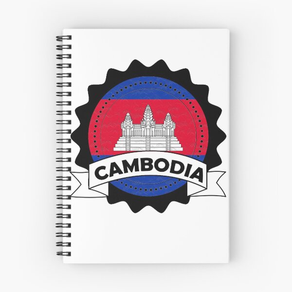 Item preview, Cambodia Emblem-Badge-Flag designed and sold by Gina-Driada.