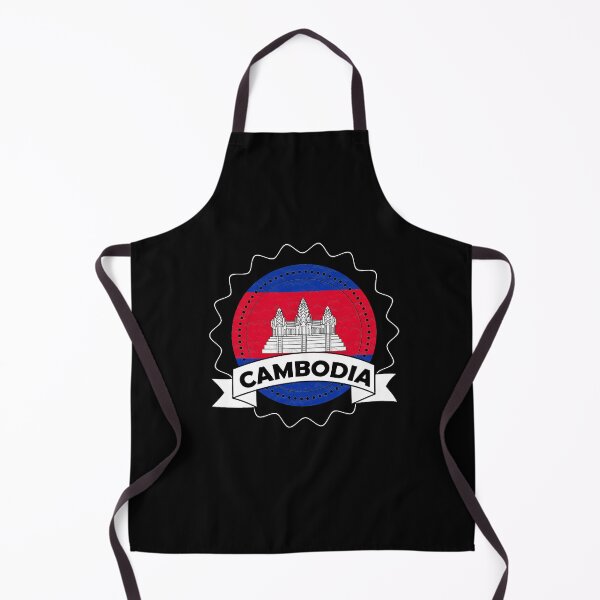 Item preview, Cambodia Emblem-Badge-Flag designed and sold by Gina-Driada.