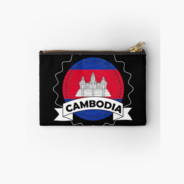 Item preview, Cambodia Emblem-Badge-Flag designed and sold by Gina-Driada.