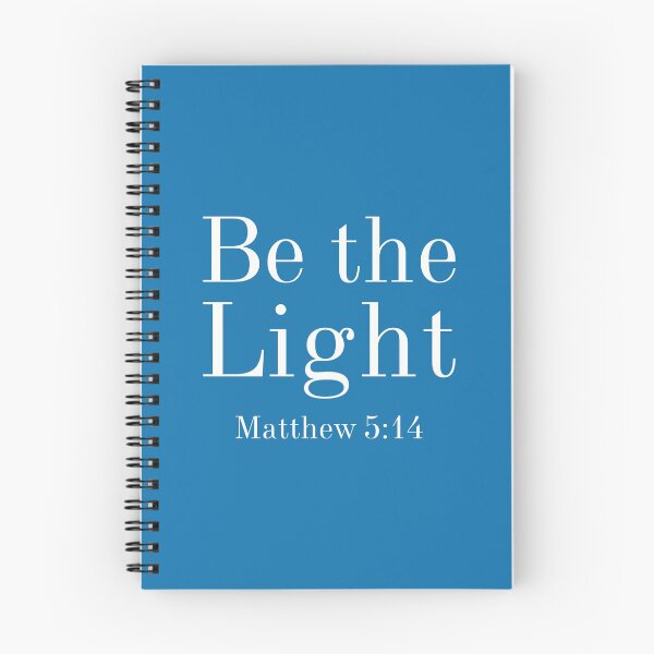 Item preview, Be The Light Matthew 5-14 Lettering Quote From the Bible WhiteText designed and sold by Alexander Wingate.