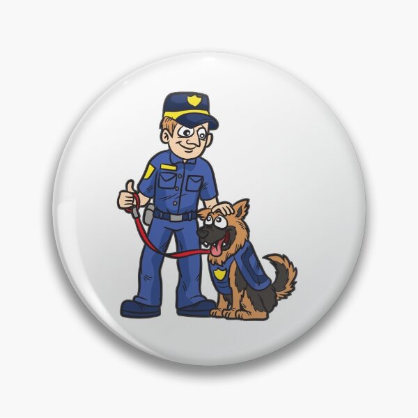 Item preview, Policeman Boy With Dog designed and sold by Moonpie90.