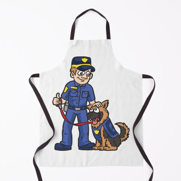 Item preview, Policeman Boy With Dog designed and sold by Moonpie90.