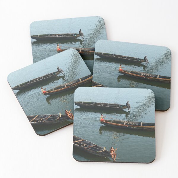 Item preview, African Canoe Fishing designed and sold by Sunnyhova.