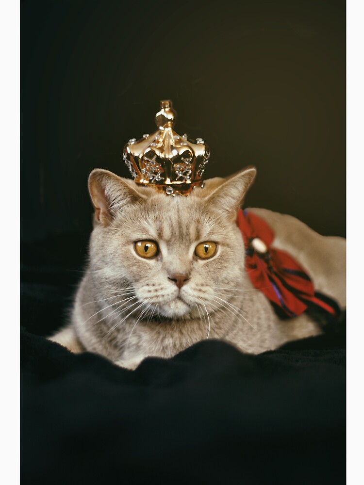 Thumbnail 7 of 7, Classic T-Shirt, Queen cat by semapemodiba designed and sold by Semapemodiba.